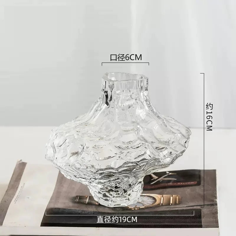 Nordic Minimalist Style Frosting Glass Vase