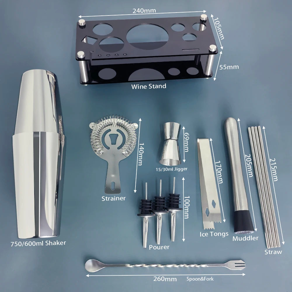 Boston Cocktail Shaker Bar Tools