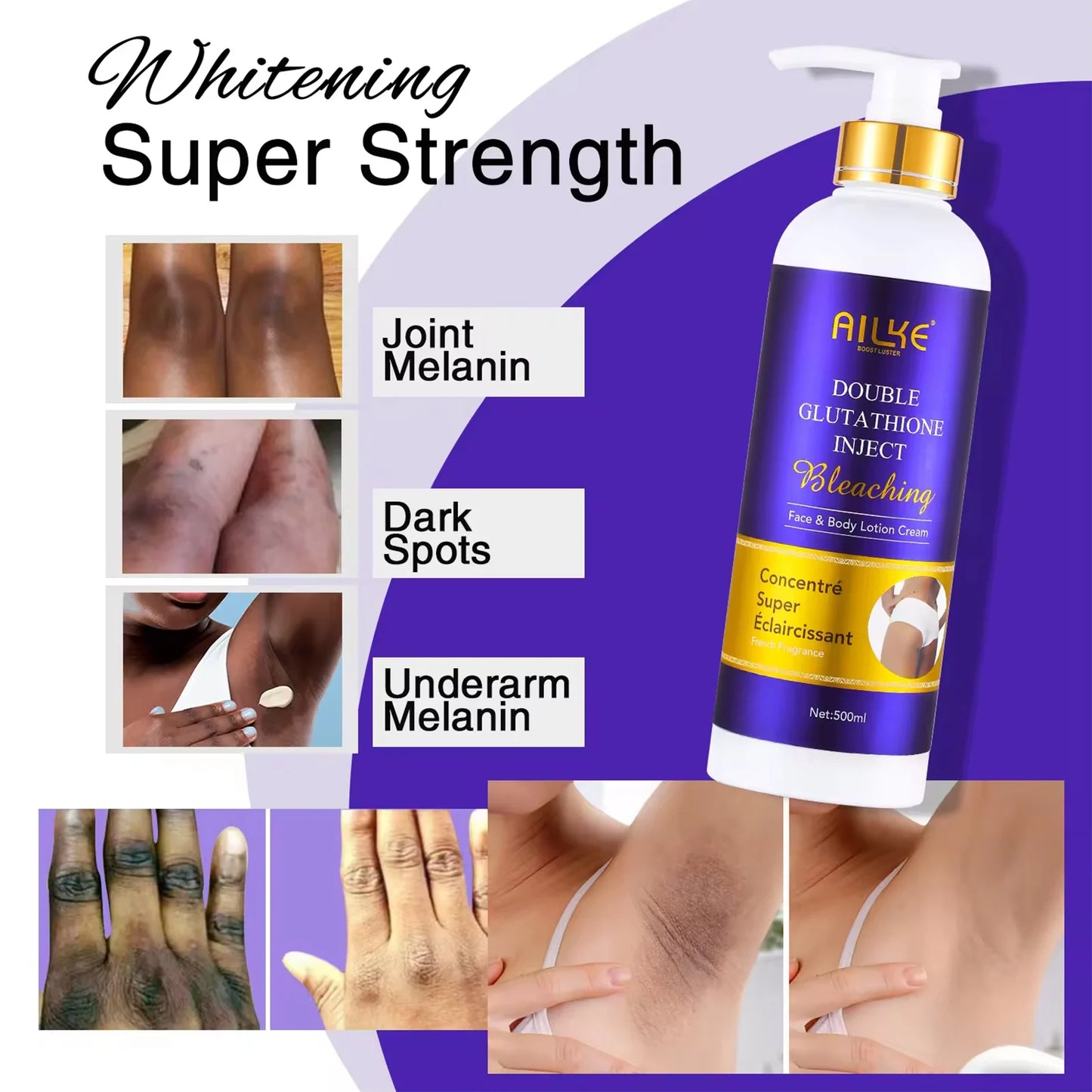 AILKE Double Glutathione & Vitamin C Skin Care Set