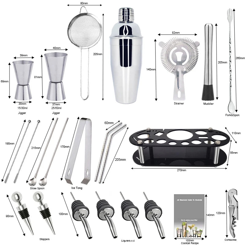 Boston Cocktail Shaker Bar Tools