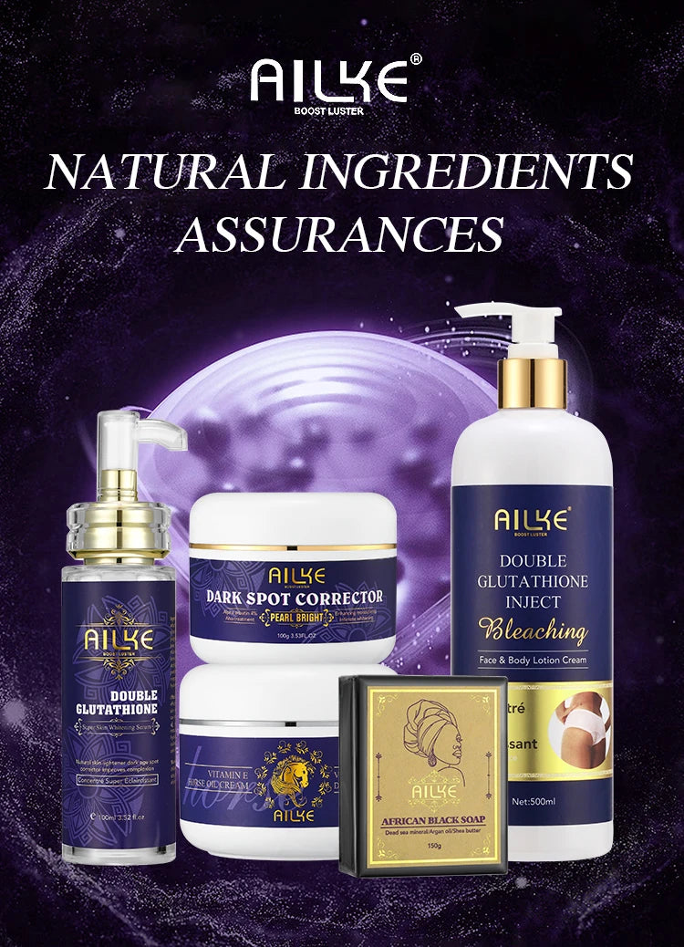 AILKE Double Glutathione & Vitamin C Skin Care Set