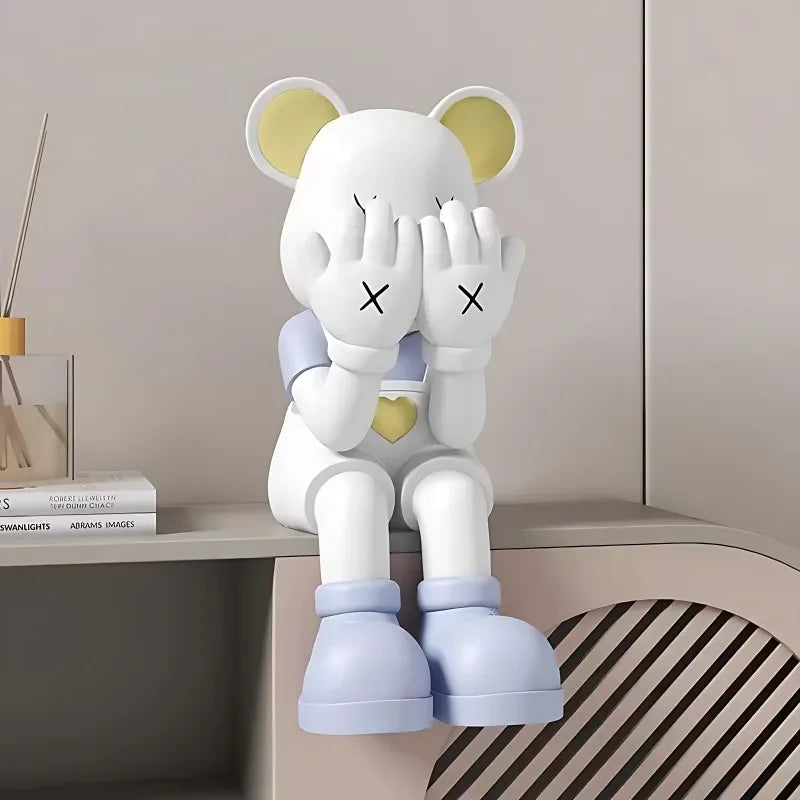 Banksy Violent Bear Sitting Posture Large Floor-standing