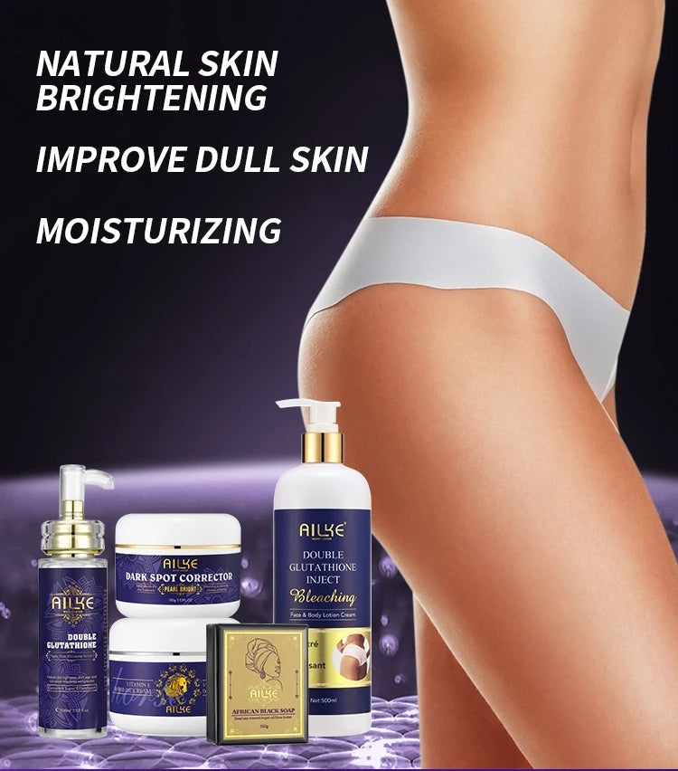 AILKE Double Glutathione & Vitamin C Skin Care Set