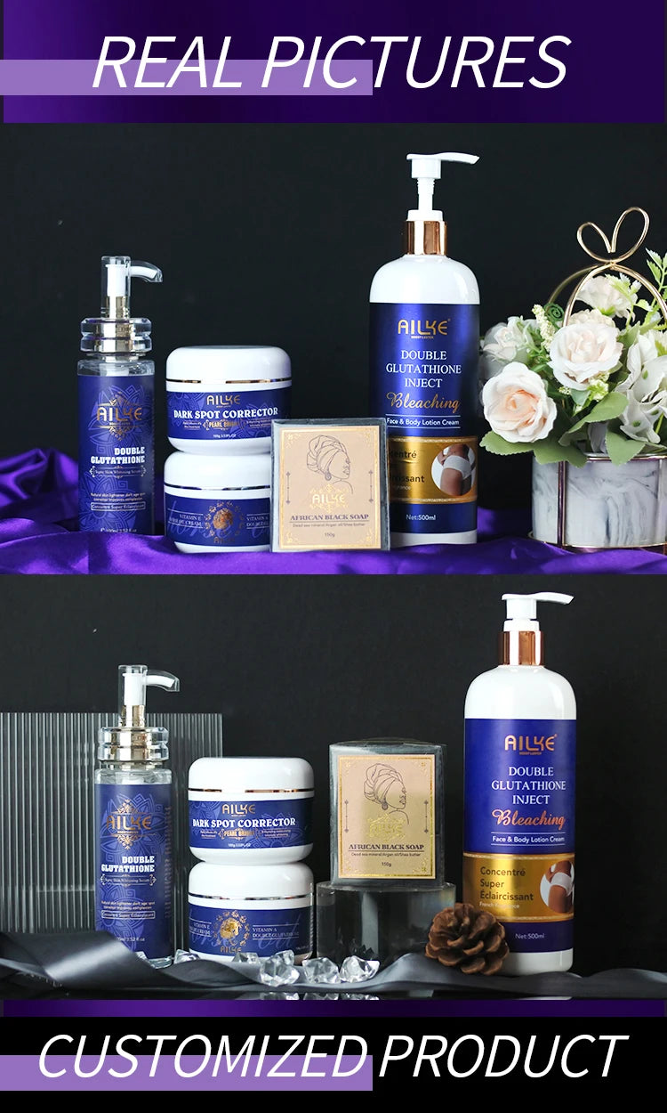 AILKE Double Glutathione & Vitamin C Skin Care Set