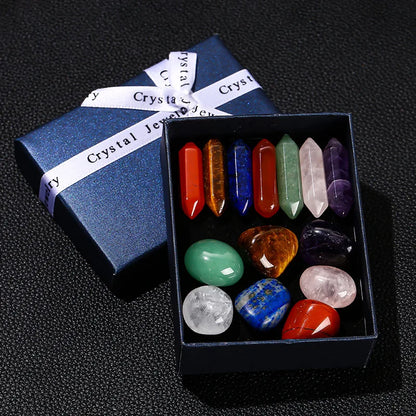 14pc Set Natural Stone