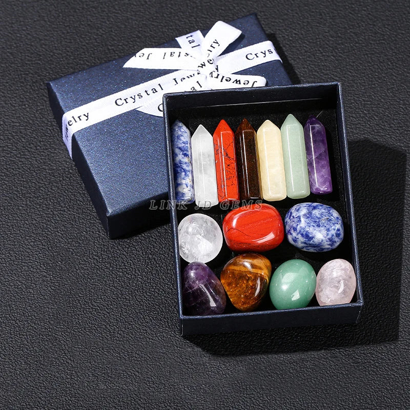 14pc Set Natural Stone