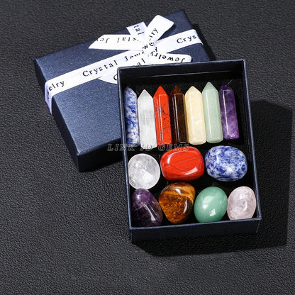 14pc Set Natural Stone