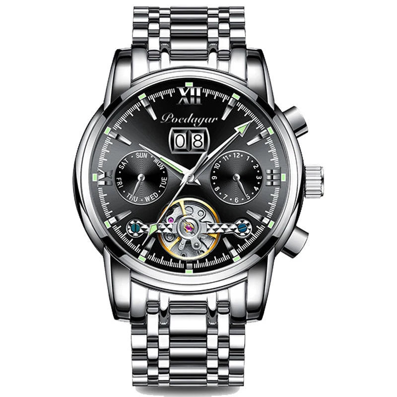 POEDAGAR Business Watch Men Relogio Masculino