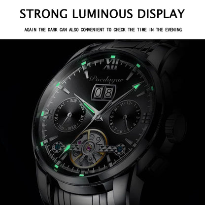 POEDAGAR Business Watch Men Relogio Masculino
