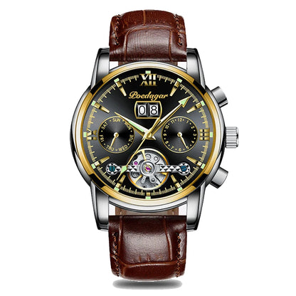 POEDAGAR Business Watch Men Relogio Masculino