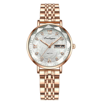 POEDAGAR Women's Watch Stainless Steel