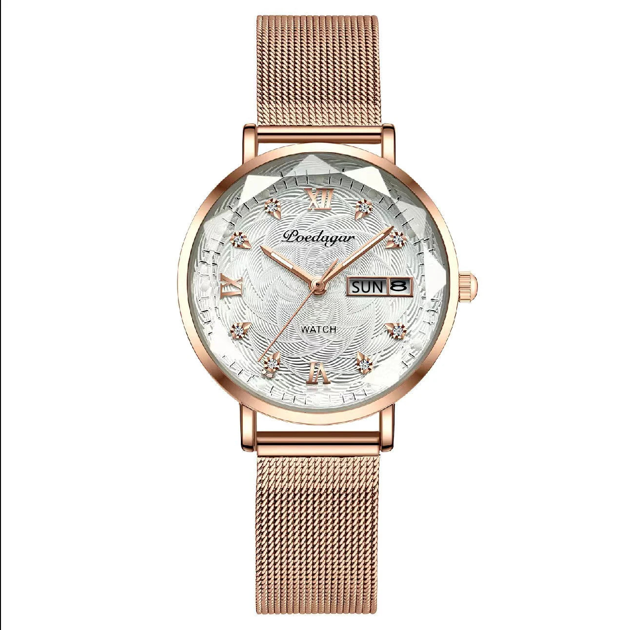 POEDAGAR Women's Watch Stainless Steel
