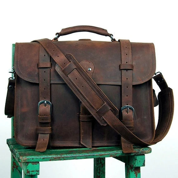 Vintage Leather Briefcase