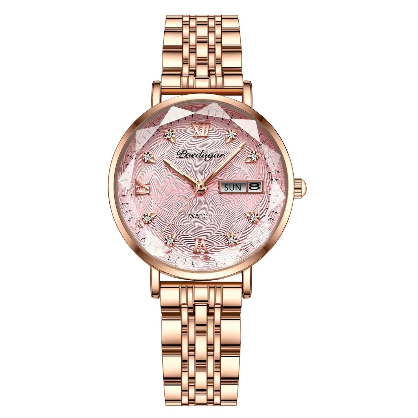 POEDAGAR Women's Watch Stainless Steel