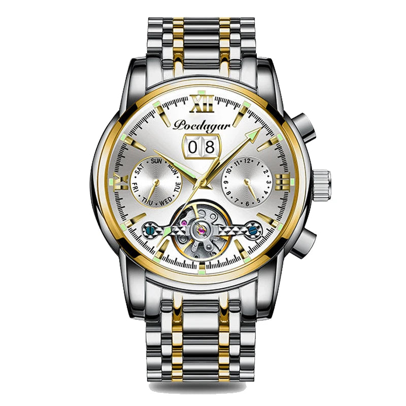 POEDAGAR Business Watch Men Relogio Masculino