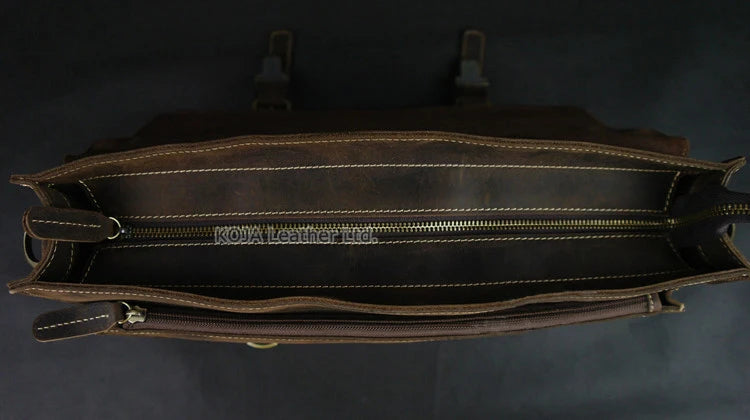 Genuine Leather 15" Laptop Bag