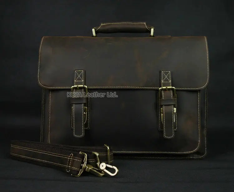 Genuine Leather 15" Laptop Bag