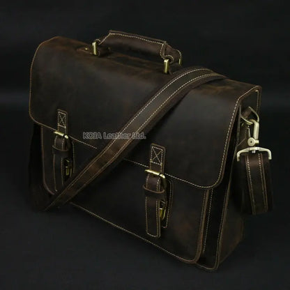 Genuine Leather 15" Laptop Bag