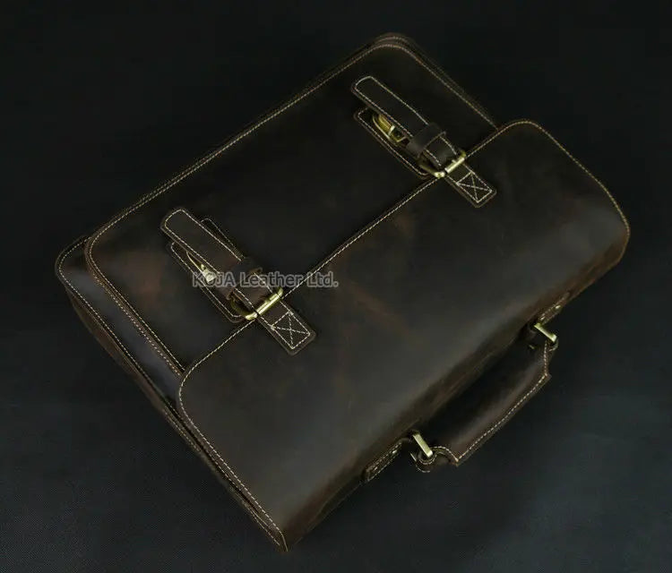 Genuine Leather 15" Laptop Bag