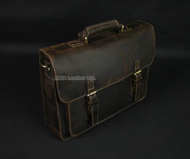 Genuine Leather 15" Laptop Bag