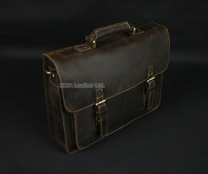 Genuine Leather 15" Laptop Bag