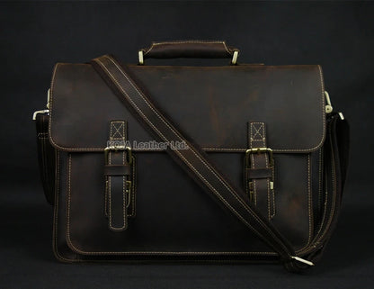 Genuine Leather 15" Laptop Bag