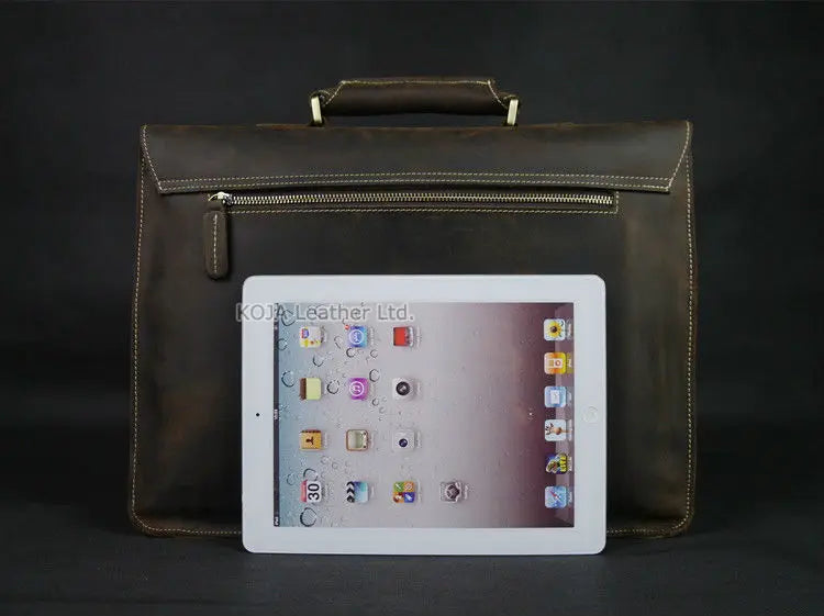 Genuine Leather 15" Laptop Bag