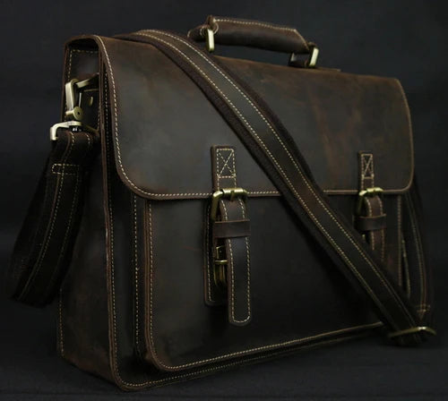 Genuine Leather 15" Laptop Bag
