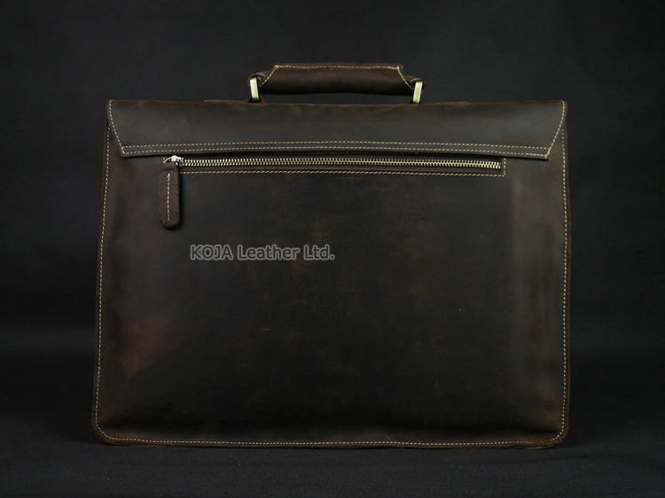 Genuine Leather 15" Laptop Bag