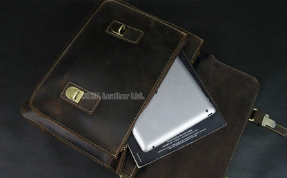 Genuine Leather 15" Laptop Bag