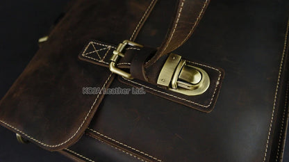 Genuine Leather 15" Laptop Bag