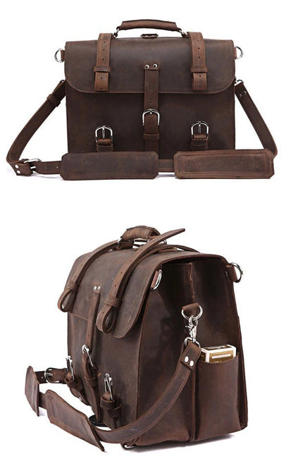 Vintage Leather Briefcase