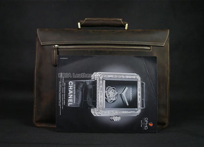 Genuine Leather 15" Laptop Bag