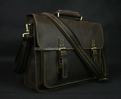 Genuine Leather 15" Laptop Bag