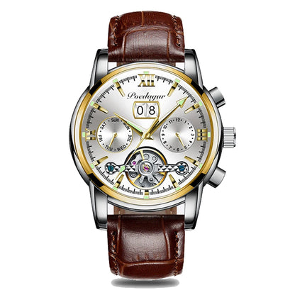 POEDAGAR Business Watch Men Relogio Masculino