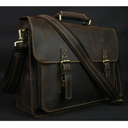 Genuine Leather 15" Laptop Bag