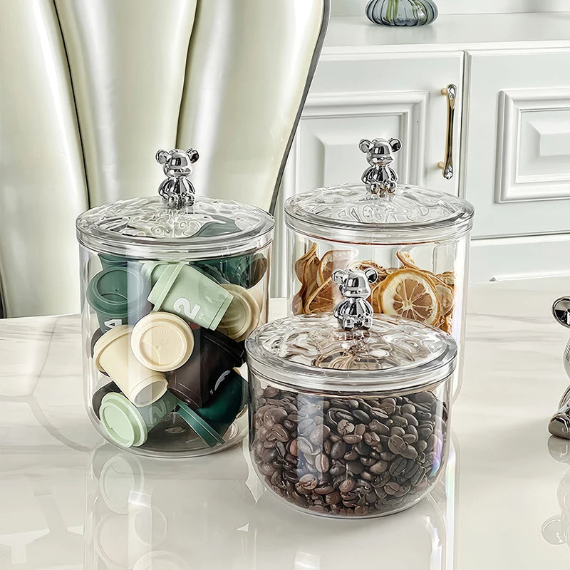 Kitchen spice jars