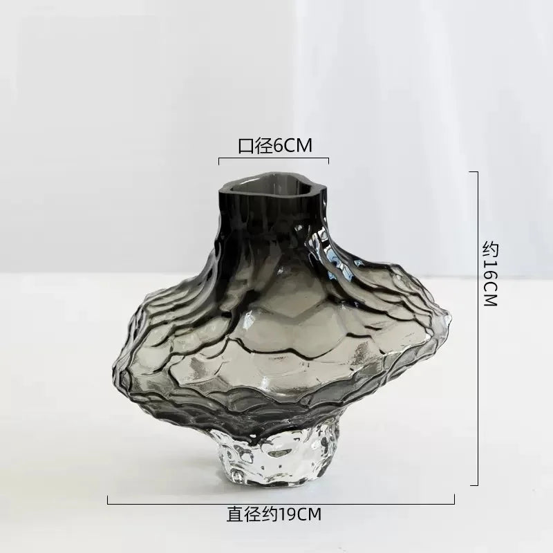 Nordic Minimalist Style Frosting Glass Vase