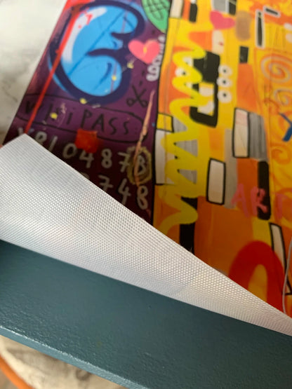 Bansky Dream Big Dreams Graffiti Canvas Painting