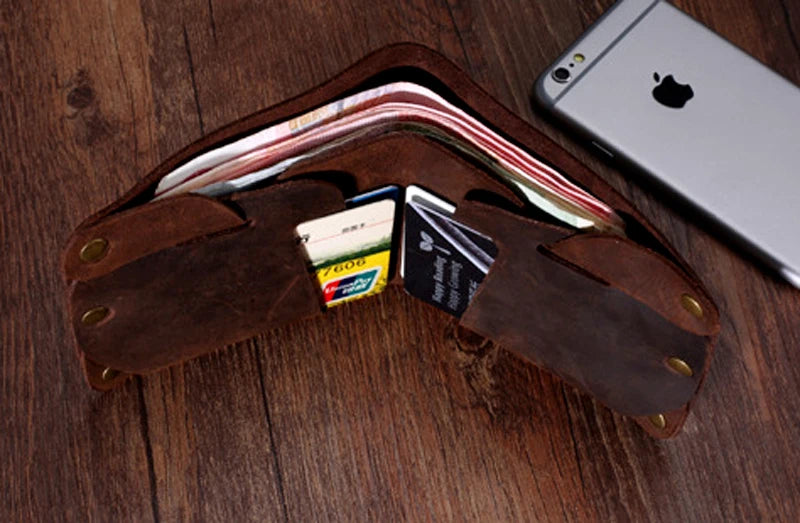 PUNK Genuine Leather Wallet