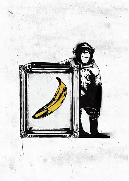 Classic Retro Wall Art Banksy