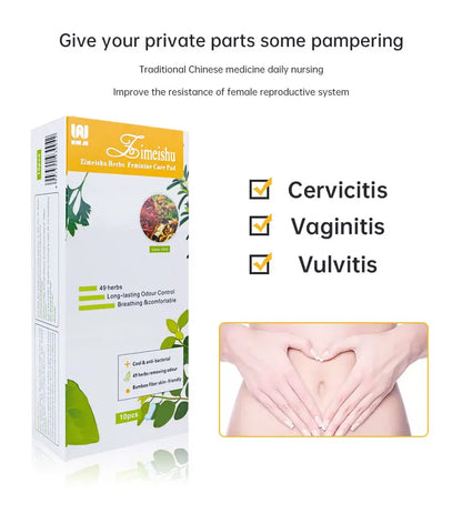 Zimeishu silver-ion gynecological care pad