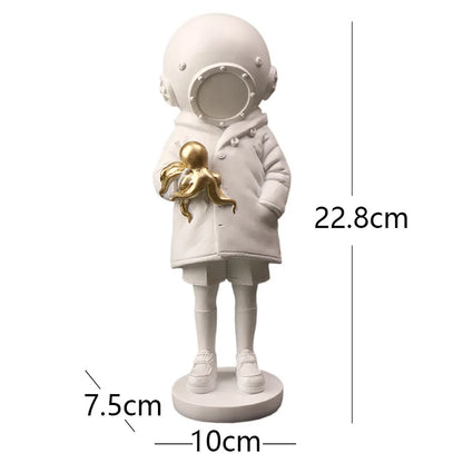Banksy Diver Girl Statue
