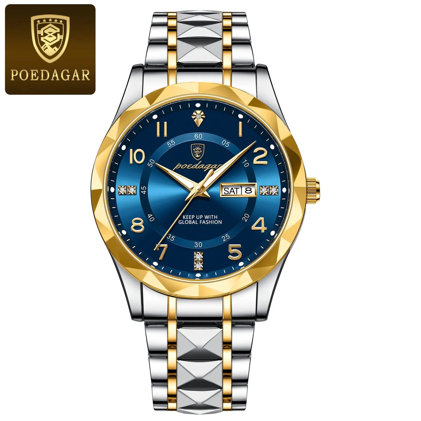POEDAGAR Luxury Men's Wristwatch