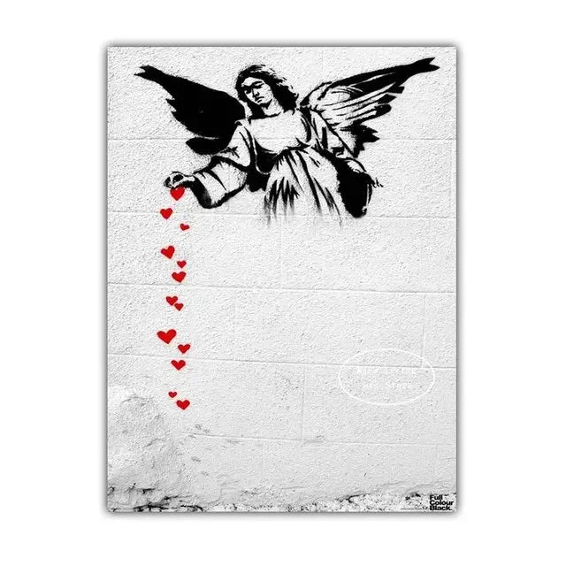 Classic Retro Wall Art Banksy
