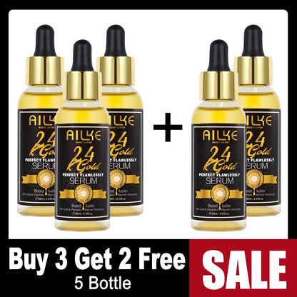 AILKE 24K Gold Flawlessly Skin Care Set