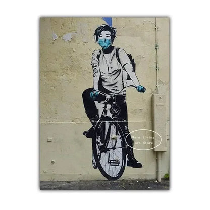 Classic Retro Wall Art Banksy