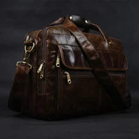 Genuine Leather 15" Laptop Bag