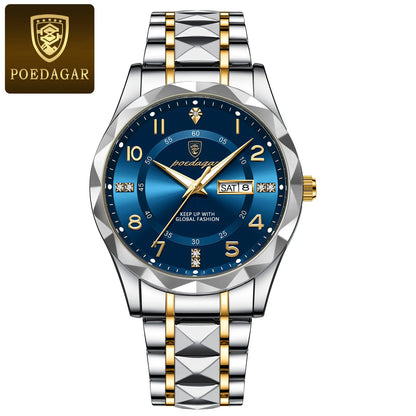 POEDAGAR Luxury Men's Wristwatch