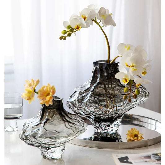 Nordic Minimalist Style Frosting Glass Vase